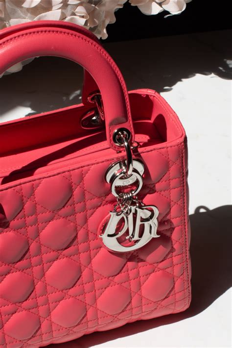 torebka dior lady|Dior lambskin bag.